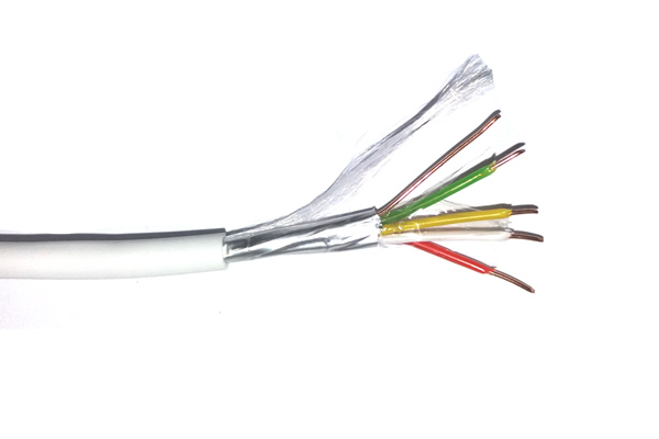 CABLE D'ALARME SYNERGIC  4 X 0.22 BLANC T100