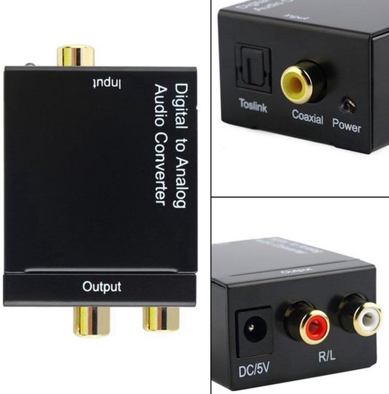 CONVERTISSEUR AUDIO OPTIQUE VERS RCA