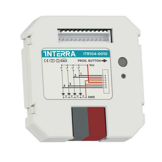 ENTREE BINAIRE INTERRA KNX 04 CHS