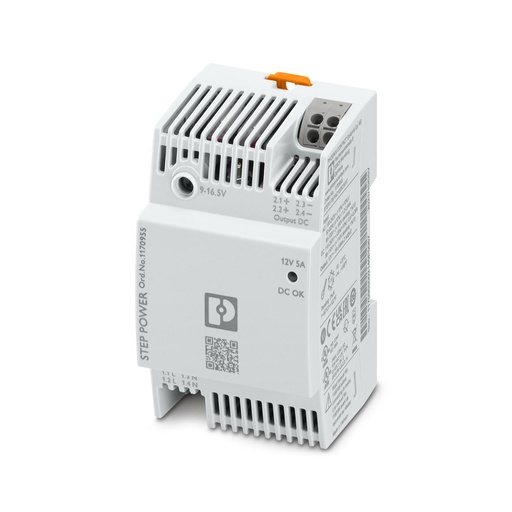 [STEP-9S-1AC-12DC-5A] ALIMENTATION PHOENIX STEP 9S SUR RAI 12V 5 A
