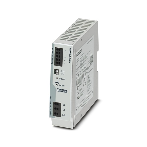 [TRIO-PS-2G-1AC-24DC] ALIMENTATION PHOENIX TRIO PS SUR RAI 24V5 A