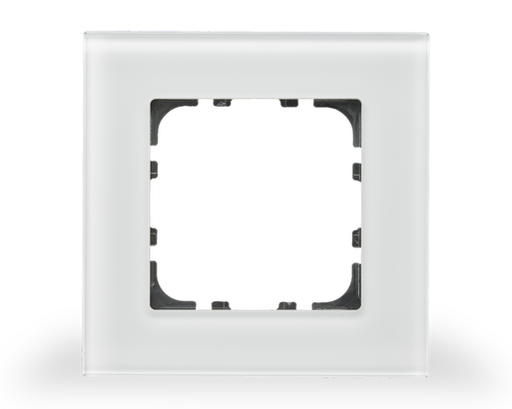 [BE-GTR1W.01] CADRE MDT D'INTERRUPTEUR 55 EN VERRE BLANC