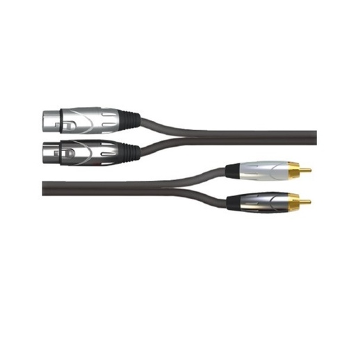 [BXR008-3] CORDON 2 XLR F TO RCA M
