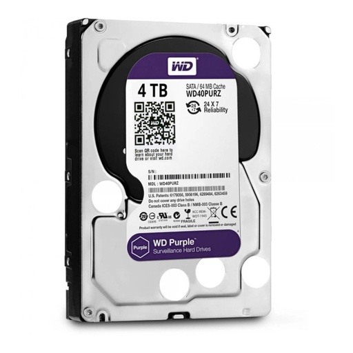 [30450719] HDD WISTERN DIGITAL PURPLE 4TB INTERNE