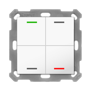 [BE-TAL55T2.B1] INTERRUPTEUR  MDT EN VERRE KNX 55 RGBW AVEC CAPTEUR