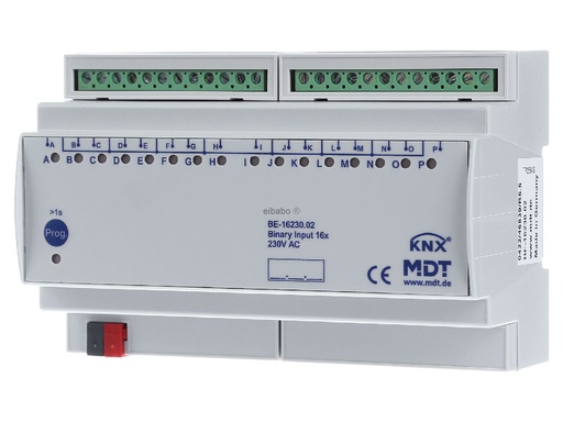 [BE-16000.02 ] MODULE MDT ENTREE BINAIRE KNX 16 FOIS